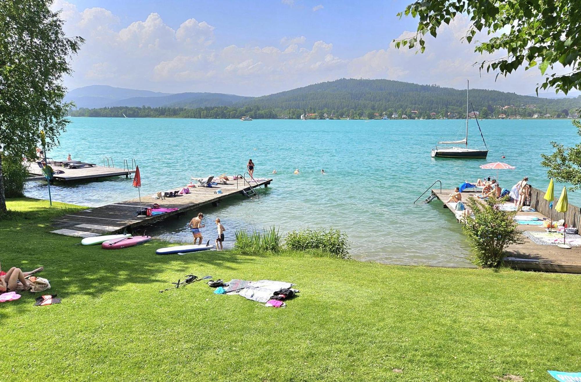 "Casa Antonio" 3 Gehminuten Strandbad Sekirn, Inkl Seezugang Bagian luar foto