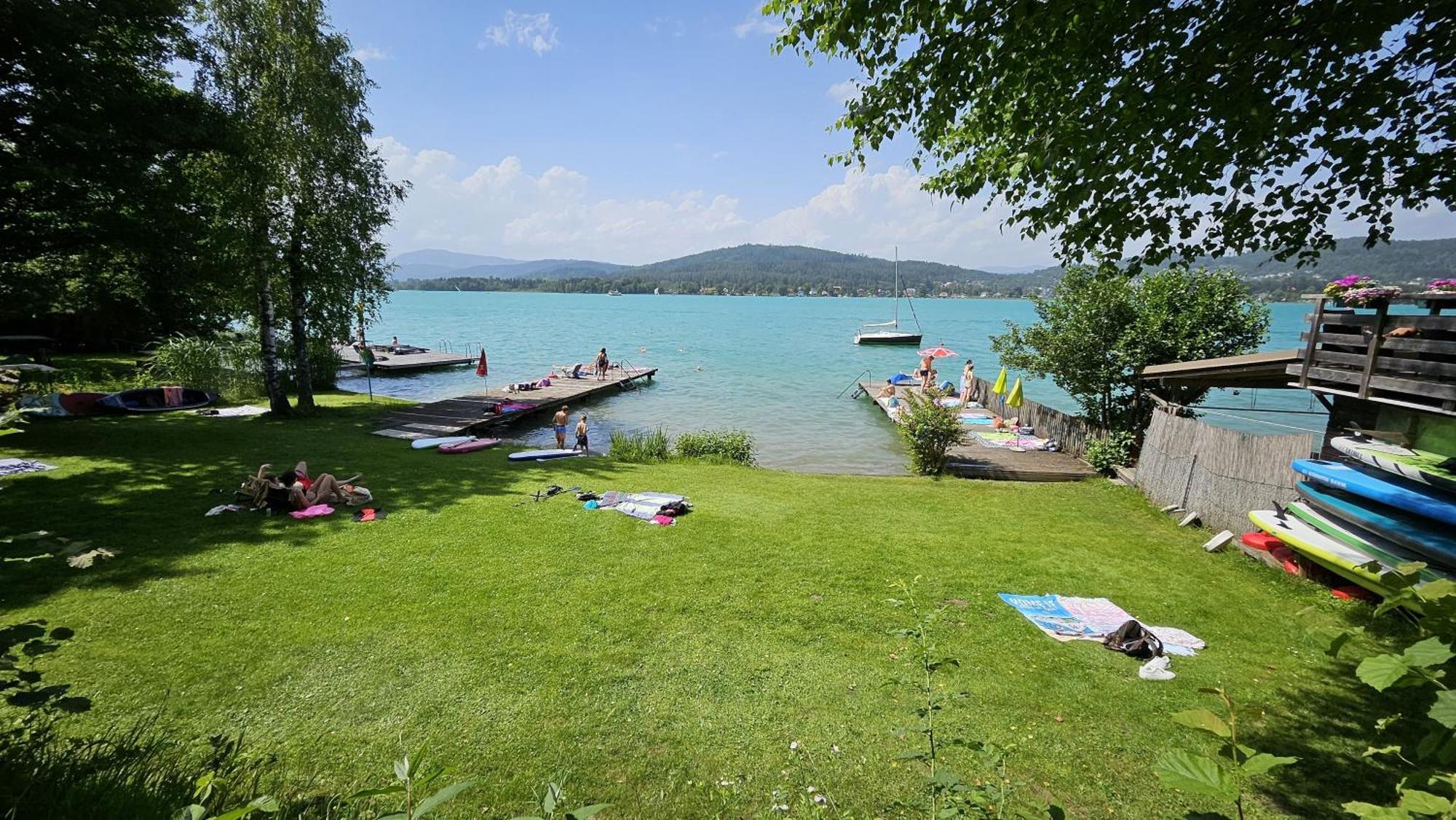 "Casa Antonio" 3 Gehminuten Strandbad Sekirn, Inkl Seezugang Bagian luar foto